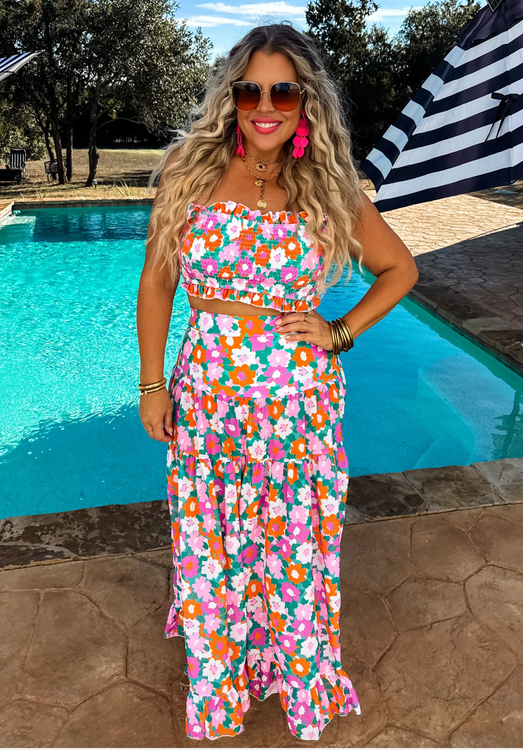 PREORDER- AMALFI BLOOMS SWIM SET- ETA 4/21