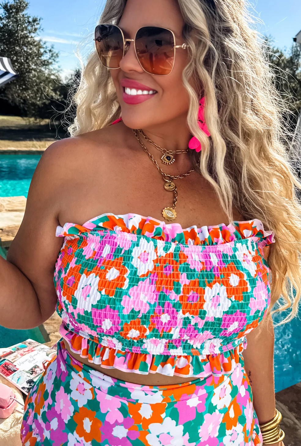 PREORDER- AMALFI BLOOMS SWIM SET- ETA 4/21