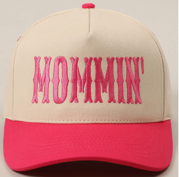 Mommin' Embroidery Two-Tone Trucker Hat