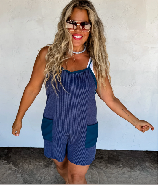 KINSEY RIBBED ROMPER