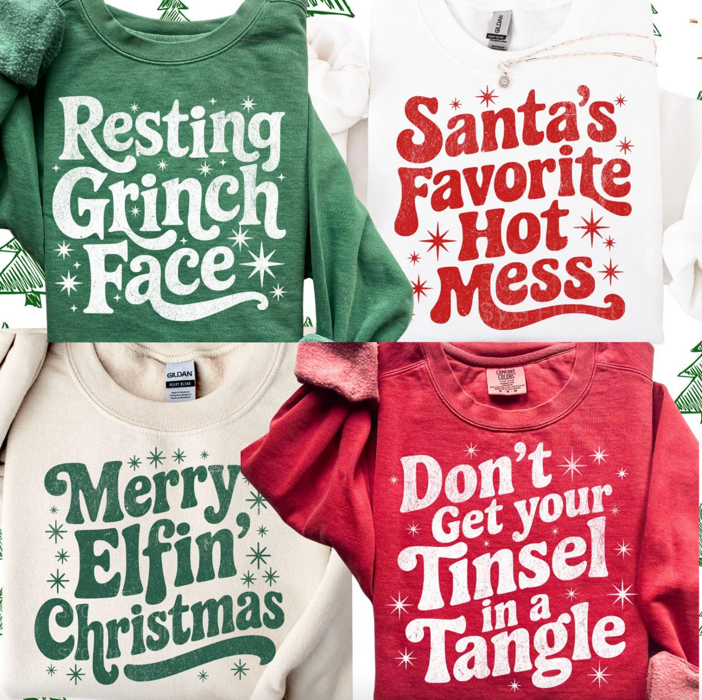 PRE ORDER: CHRISTMAS GRAPHIC SWEATSHIRTS