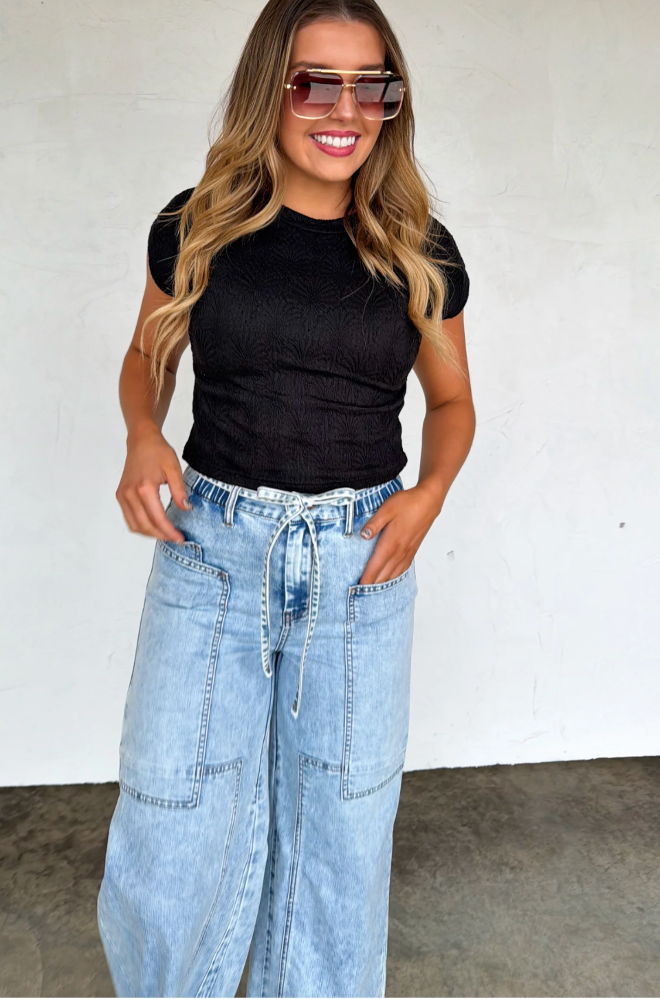 PREORDER: 2nd CUT- JOVIE TIE WAIST JEANS