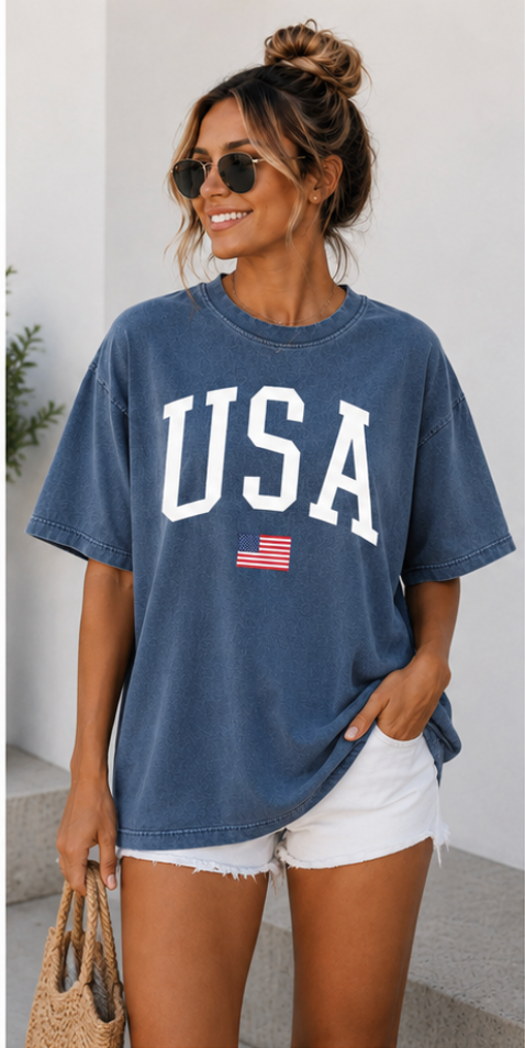 USA Comfort Colors Graphic Tee