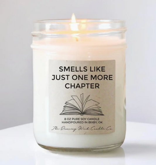 Handmade Soy Candles - Smells Like One More Chapter