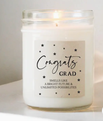 Handmade Soy Candles - Congrats Grad