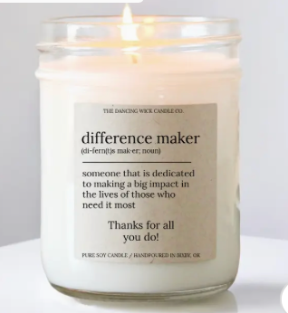 Handmade Soy Candles - Difference Maker