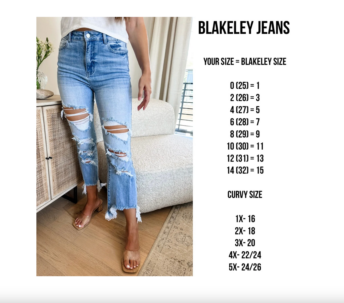 Urban Distressed Cropped Jeans