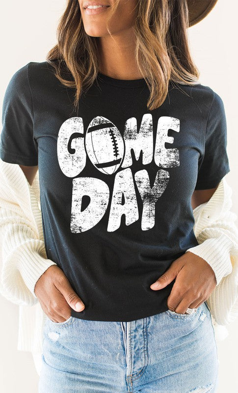 Distressed Game Day Graphic Tee