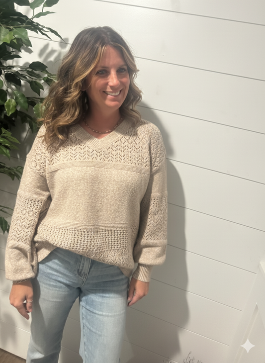 The Claire V-Neck Sweater