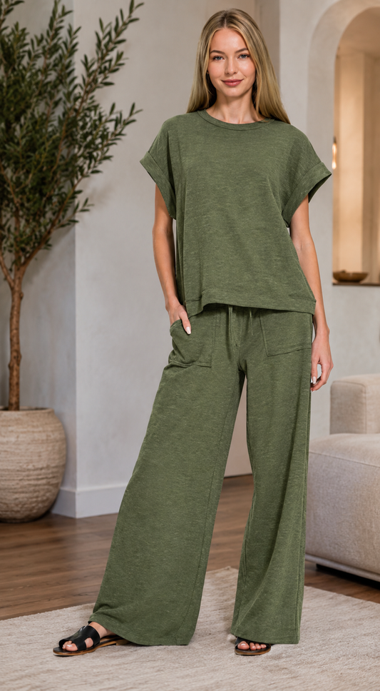 Weekend Wander Lounge Set - Olive