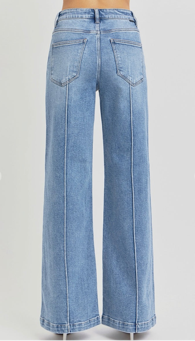 The Riley Wide Leg Jean - Risen