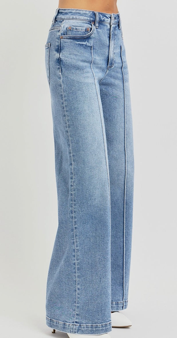 The Riley Wide Leg Jean - Risen