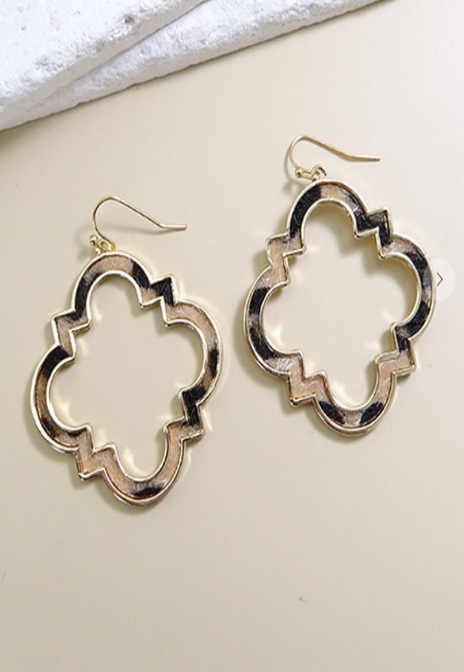 Aztec Leopard Earrings 