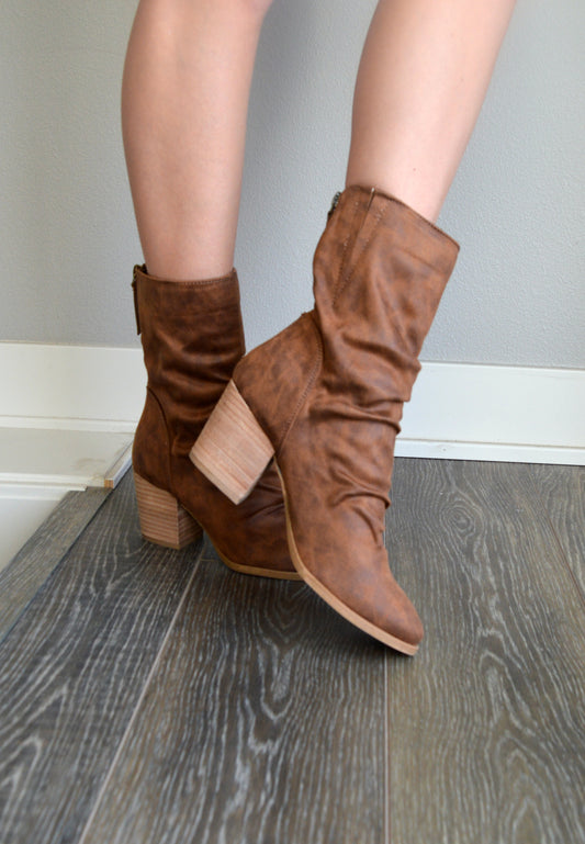 Preston Very G Brown Boots - tan 